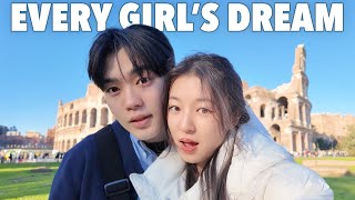 ROME VLOG  Saying quotYesquot to my Girlfriend for 24 HOURS [upl. by Gussie]