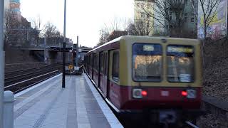 S Bahnen Bahnhof Prenzlauer Allee Berlin 4K [upl. by Inalel]