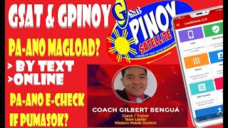 Tutorial on How to Load GSAT GPINOY CIGNAL SATLITE using LOADMANNA App and Thru Text and ONline [upl. by Otipaga]