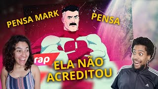 NAMORADA REAGINDO A Rap do OmniMan Invencível  OLHEM PRO CÉU  NERD HITS GM REACT [upl. by Lexine290]