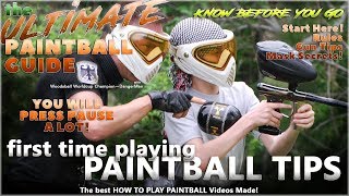 First Time Playing Paintball Tips The Ultimate Beginner Guide by DangerMan [upl. by Syramad796]