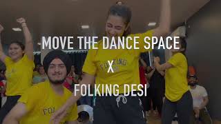 Folking Desi  BIJLEE BIJLEE  Bhangra Workshop  JABALPUR  AT MOVE THE DANCE SPACE [upl. by Berneta]