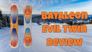 The 2024 Bataleon Evil Twin Snowboard Review [upl. by Newnorb402]