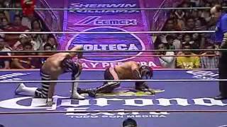 La Sombra vs Volador Jr NWA Welterweight title [upl. by Naasah883]