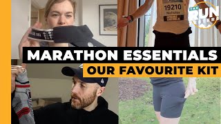 Best Marathon Kit Six runners pick out their essential kit for marathons [upl. by Yeuh]