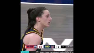 HUGE GAME for Caitlin Clark 29135 amp5 Fever vs Mystics caitlinclark wnba shorts [upl. by Cariotta]