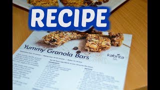 Yummy granola bar recipe  with Goats Milk  Mommy and Baby Approved  South African Youtuber [upl. by Mariann]