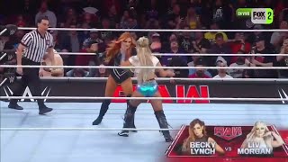 Becky Lynch Vs Liv Morgan Parte 1  WWE Raw 11032024 En Español [upl. by Peale]