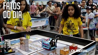 Torneio Brasil de Robótica reuniu dezenas de crianças no Hangar [upl. by Suivatnad]