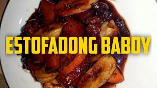 ESTOFADONG BABOY  HOW TO COOK ESTOFADONG BABOY  YHIEN CHANNEL [upl. by Dranek]