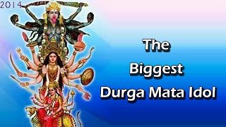 Biggest Durga Matha Idol  Esamiya Bazar KOTI TV5 News [upl. by Ladnar697]