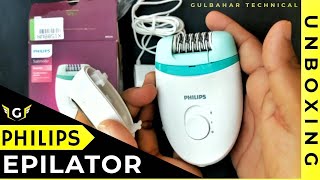 Philips Epilator Unboxing and Review  BRE254 [upl. by Ardnael421]