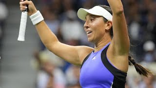 Jessica Pegula Daughter Of The Bills Owners Upsets Swiatek To Make Her First Grand Slam Semifinal [upl. by Savior]