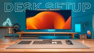 The MODERN Desk Setup – Full Tour amp Office Setup [upl. by Primrose567]