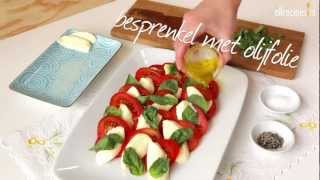 Caprese salade  Allrecipesnl [upl. by Kast]