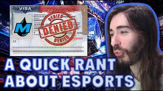 A Quick Rant About Esports  MoistCr1tikal [upl. by Buschi520]