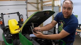 Issues With John Deere Compact Tractor Air Filter Bracket Update and Repair [upl. by Merrile]