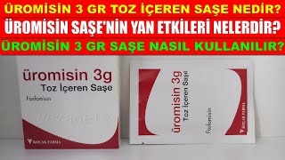 Üromisin 3 Gr Toz İçeren Saşe Nedir Üromisin Saşenin Yan Etkisi NedirÜromisin Nasıl Kullanılır [upl. by Ahseenyt]