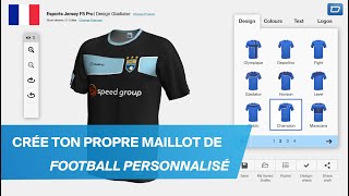 Crée ton maillot de football personnalisé grâce au configurateur owayo [upl. by Gaylene]