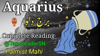 Aquariusبرج دلوFull Detailed ReadingZodic SingnsAstrologyPalmistry [upl. by Yesllek]