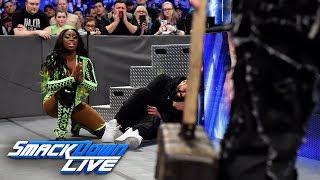 Jey Uso vs Harper SmackDown LIVE April 17 2018 [upl. by Pollack]