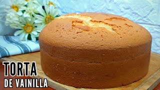 🛑Torta de Vainilla con aceite ALTA ESPONJOSA Y FÁCIL DE PREPARAR  Artesanos Baker [upl. by Holder]