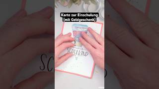 Karte zur Einschulung  Geldgeschenk 🎁 einschulung kartengestaltung handlettering [upl. by Rufus29]