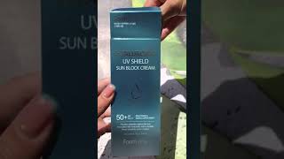 Солнцезащитный крем Farmstay Hyaluronic UV Shield Sun Block Cream [upl. by Richardson]