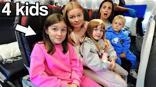 Flying to USA with 4 KIDS  Family Fizz [upl. by Matheson]