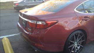 2014 Lexus Es350 rolling out of Rimtyme of Charlotte on a set of 20quot Rosso Zen Rims [upl. by Greenberg477]