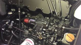 Yanmar Engine Basics 4  fuel injectors [upl. by Pontone]