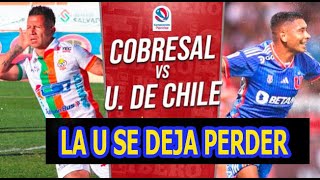 🔴 la U de CHILE se DEJARÁ PERDER para NO AYUDAR A COLO COLO [upl. by Eirelam]