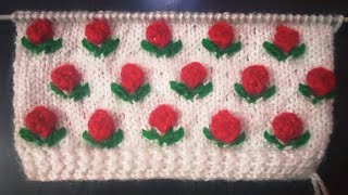 Excellent baby sweater pattern with beautiful flowers and leaves In Hindi [upl. by Ahsiyk]