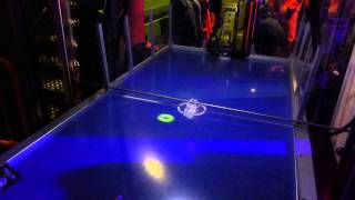 Air hockey table robot at Questacon Canberra Australia [upl. by Fakieh213]