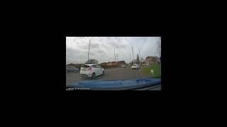 Idiot Pulls Out amp Then Continues Across Roundabout UK Bad Drivers Road Rage observations [upl. by Jeffry]