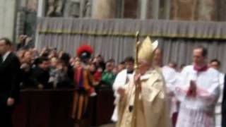 New amateur video of attack on pope [upl. by Anitnelav179]