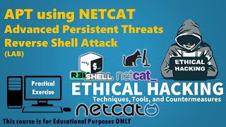 Advanced Persistent Threat Tutorial using Netcat  Reverse shell  APT [upl. by Missy590]