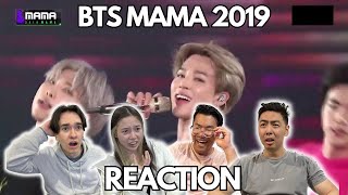 MAMA 2019 BTS PERFORMANCE  BOY WITH LUV  MIKROKOSMOS REACTION [upl. by Jonette808]