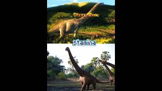 Sauroposeidon vs Brachiosaurus 1v1 dinosaur vs prehistoric tyrannosaurusrex sauropod animals [upl. by Harriman393]