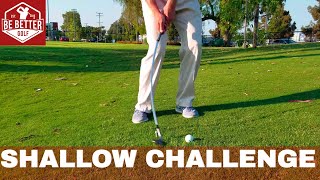 Shallow Challenge with Tim Yelverton PGA Be Better at Chipping and Pitching [upl. by Goodson]