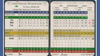 How To Determine Your Golf Handicap Strokes and Net Score Using Course Rating amp Slope [upl. by Amasa]