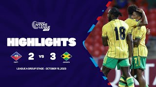 Highlights  Haiti vs Jamaica  202324 Concacaf Nations League [upl. by Sadnac611]