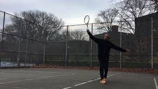 Tennis wall practice 🎾❤️ Dec072023 [upl. by Abbub]