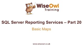 Reporting Services SSRS Part 20  Basic Maps [upl. by Aras]