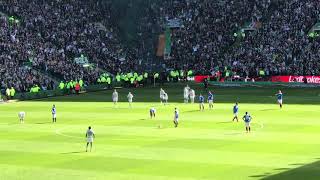 ODSONNE EDOUARD GOAL CELEBRATIONS IN GLASGOW DERBY [upl. by Groot]