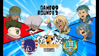 Inazuma League  G09 R12  Unicorn VS Kaiou Gakuen  Inazuma Eleven Go Strikers 2013 [upl. by Awhsoj]