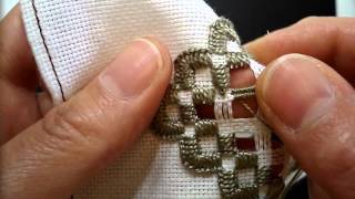 Hardanger Embroidery Lesson 9 Woven Bars [upl. by Aninad229]