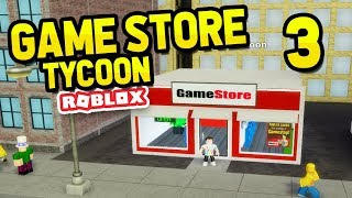 EXPANDING MY GAME STORE  ROBLOX GAME STORE TYCOON 3 [upl. by Louisette446]