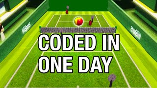 I Made Wii Tennis in 24 Hours [upl. by Gleda]