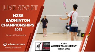 Pinehurst vs St Patricks  NZSS Badminton Championships [upl. by Atiuqan565]